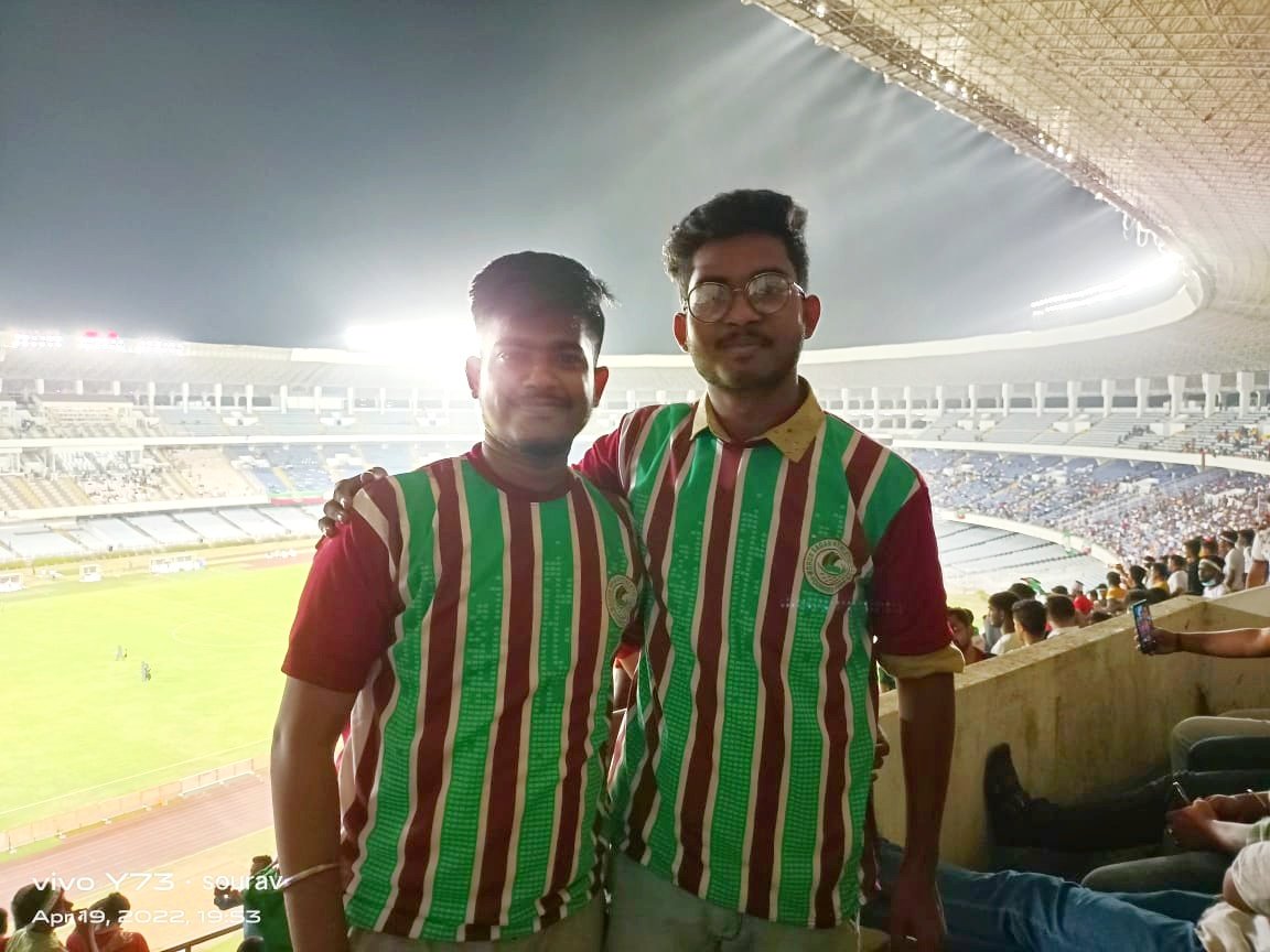 SayanRo35836542's tweet photo. Its all about Match Day of AFC Cup Qualifier🏆
& We qualified in Main Stage with in style😎👑
Whattaa match day for all the Marriners💚❤️
At first,we saw the David Williams Hatrick💥 & then The Viking Clap🤙. Unforgettable memories
#Marriners💚❤️ #JoyMohunBagan #AFCCup2022 https://t.co/zRUXiM7gsy