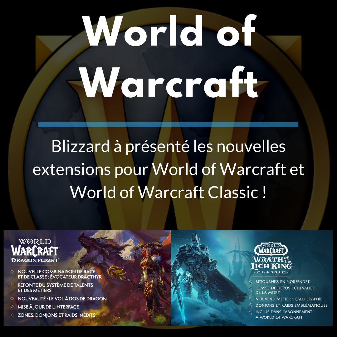 LePhildActu's tweet photo. 🎮Enormément de contenu pour #worldofwarcraft a été dévoilé ! https://t.co/1yBM9LeUU9