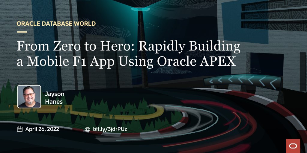 Oracle APEX tweet media