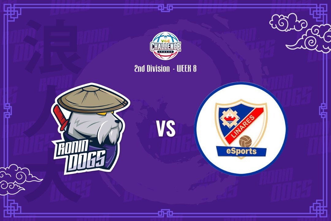 eRoninDogs's tweet photo. Semana 8 de la VCL @DesafioLatamVGC 
Nos enfrentamos a @LinaresEsports 🇪🇸 desde el otro lado del océano, un partido que promete emociones donde daremos todo para seguir en la lucha por los primeros lugares.
#PokemonSwordShield #RoninDogs https://t.co/x56CU97VUx