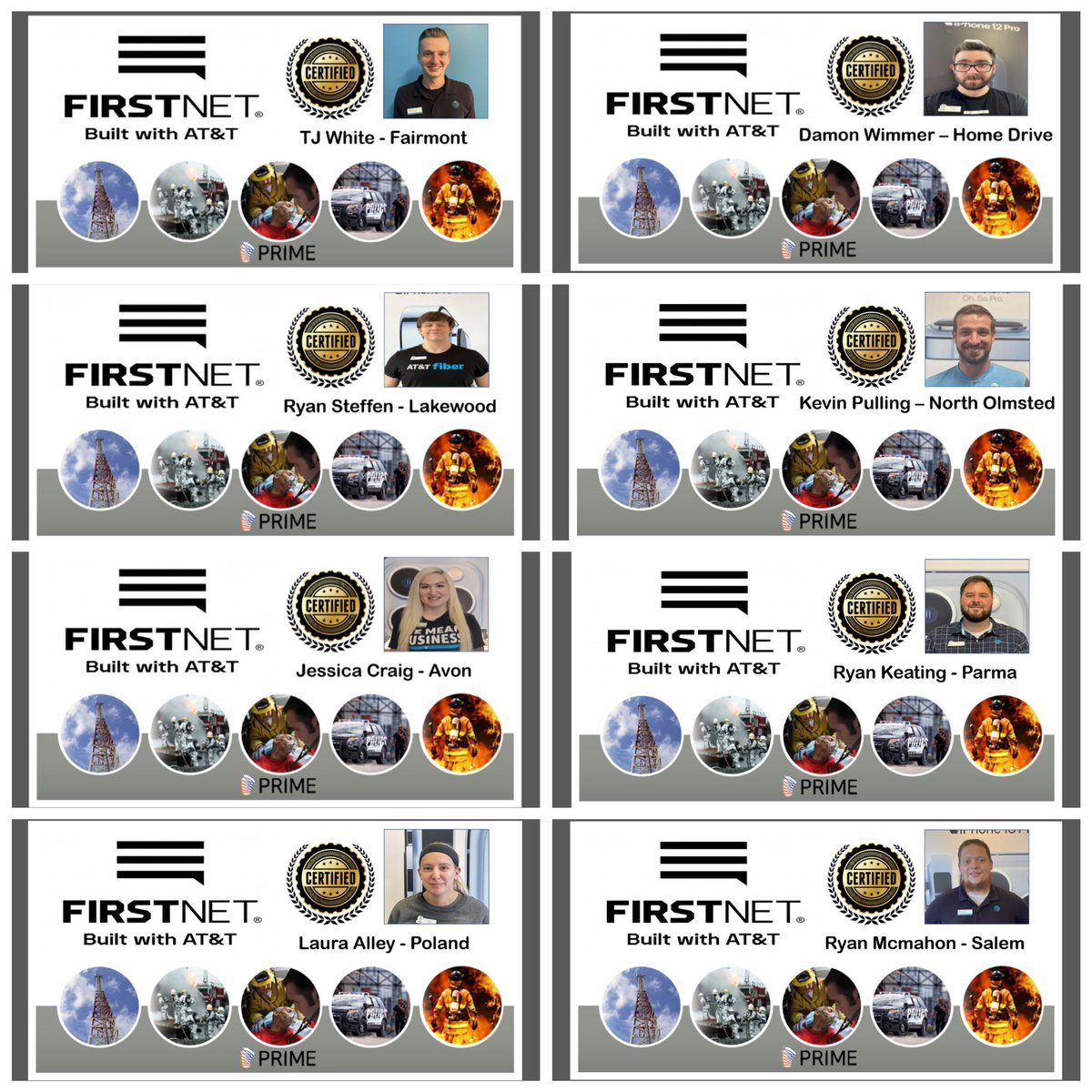 Wanted to take a moment to shout out these 8 leaders and their teams for there #FirstNetFirst mentality. Already certified for the year, CONGRATULATIONS!!! #LifeAtPrime
