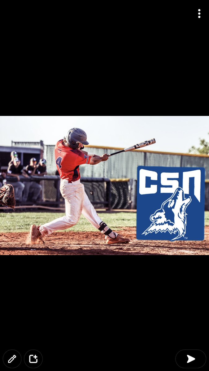 kyle_kiernan's tweet photo. I’m extremely excited to announce that I will be continuing my academic and baseball career at the College of Southern Nevada. Thank you to my coaches and teammates for making this possible. @PBR_Nevada @CSN_Baseball @CougarsBBallNV https://t.co/PlrzVuPtYE