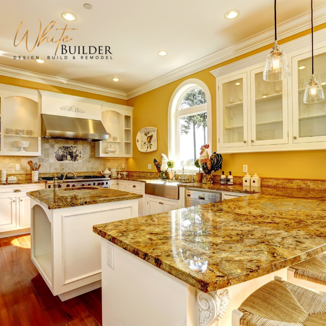 Bright yellow kitchen interior in luxury house with granite tops and kitchen island.
Call or text at (480)447-2492 or visit whitebuilder.com
#interiorstyling #interior123 #customcabinetry #yellowkitchen #luxuryhome #custommade #countertop #kitchenisland #islandtopdesigns