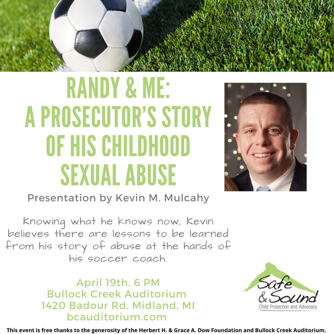 safeandsoundcac's tweet image. Join us TONIGHT for Randy &amp;amp; Me: A Prosecutor&apos;s Story of Childhood Sexual Abuse - mailchi.mp/b2d0112e8e9a/j…