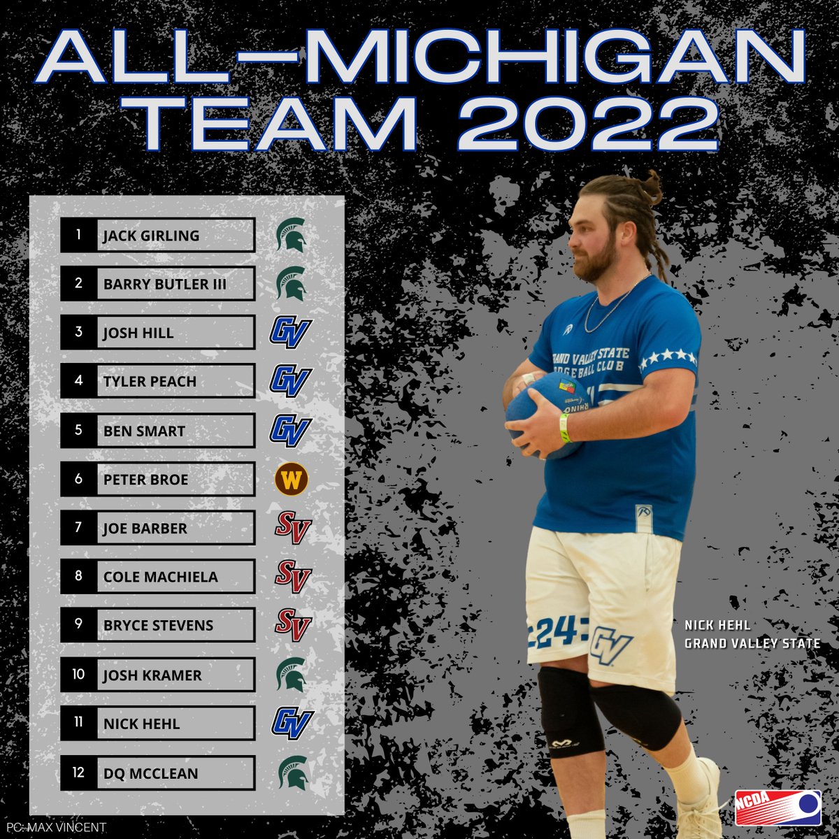 NCDAdodgeball's tweet photo. #CollegeDodgeball #AllMichiganTeam https://t.co/EU68TgbjdM