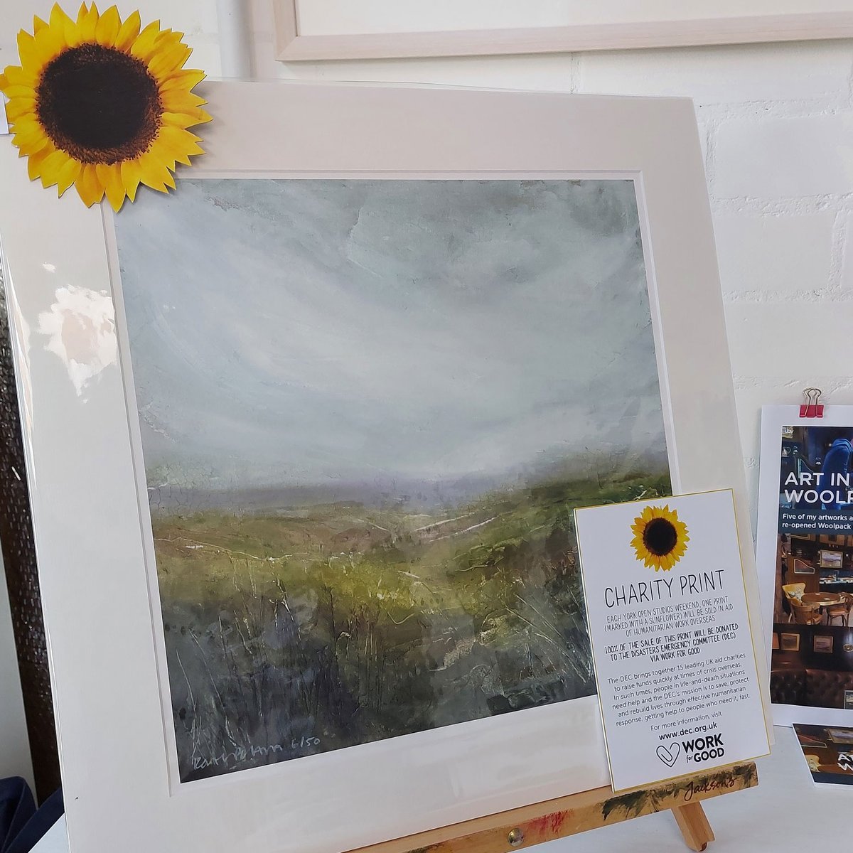 kate_pettitt's tweet photo. #Thanks to the @yorkopenstudios visitors who purchased my charity prints, I was able to make a donation of £160 to support the @decappeal's humanitarian work. 100% of the purchase price of the two prints has been donated to #disastersemergencycommittee
via @workforgooduk. https://t.co/tTcsqDZOLY