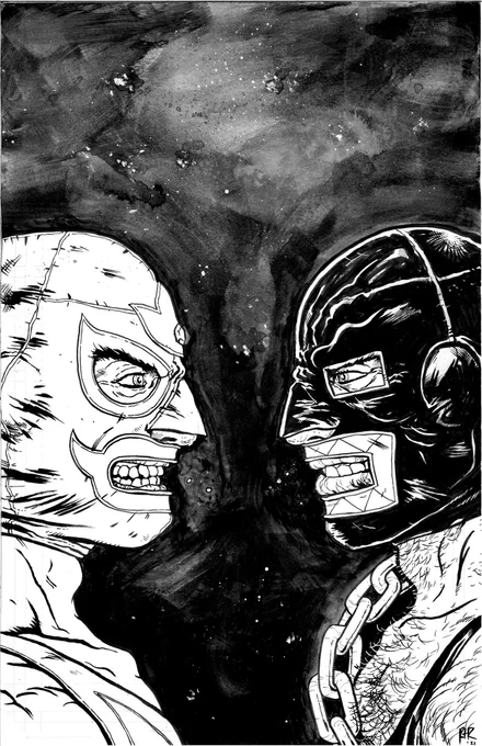 B&amp;W Art train!
Milagro page 1 plus Mojo &amp; Spiral, The Lighthouse and TMNT Last Ronin commissions. https://t.co/A1S3ESUShP 