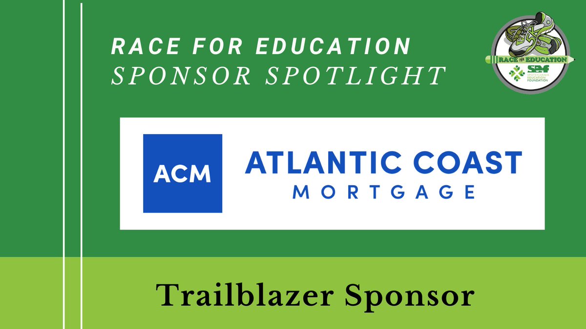Spotsylvania Education Foundation (@sef4education) on Twitter photo Thank you Mac Church at Atlantic Coast Mortgage for sponsoring this year's Race for Education Middle School Challenge! Register now at runsignup.com/Race/VA/Freder… and help your favorite SCPS School bring home the trophy! #race4education2022 <a href="/SpotsySchools/">Spotsylvania County Public Schools</a> Thank you Mac Church at Atlantic Coast Mortgage for sponsoring this year's Race for Education Middle School Challenge! Register now at runsignup.com/Race/VA/Freder… and help your favorite SCPS School bring home the trophy! #race4education2022 <a href="/SpotsySchools/">Spotsylvania County Public Schools</a>