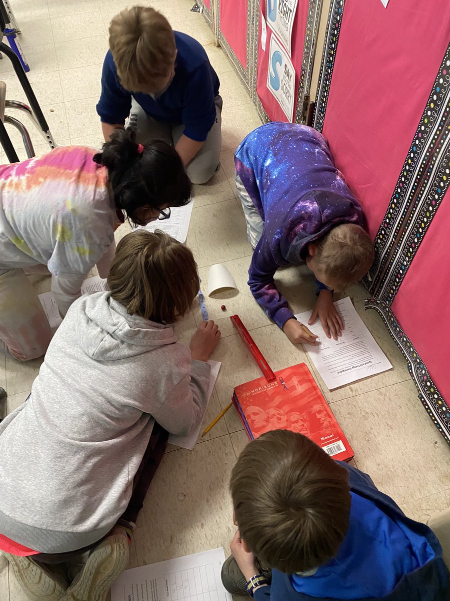 Excited to be back after Spring Break! 4th grade students collaborating in math and science. <a href="/missyfanshaw/">Missy Fanshaw</a> <a href="/RodgersForgeES/">Rodgers Forge</a>