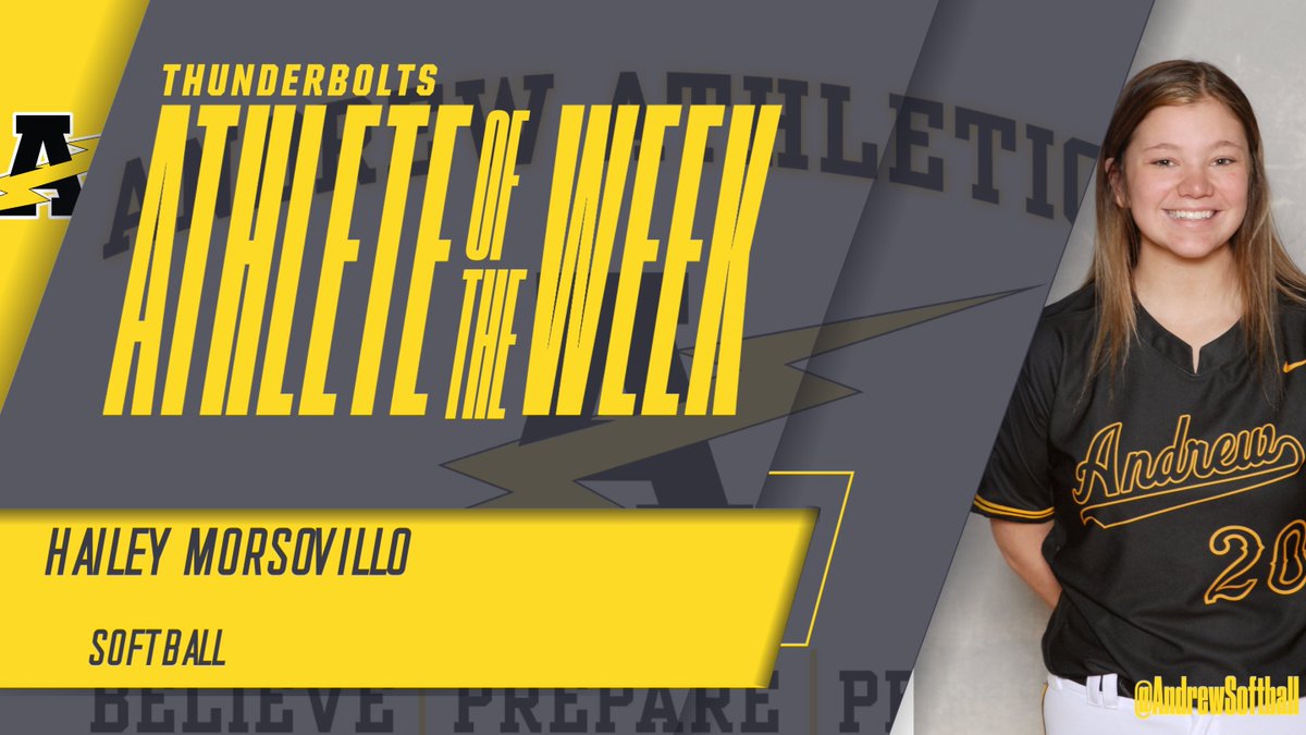 Congrats Hailey on being named our T-Bolt athlete of the week.  Best of luck in this week's competitions! Go T-Bolts!