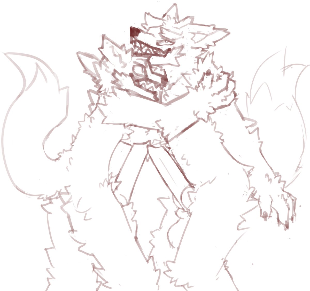 thisisgij's tweet photo. finally back on this, gonna see about doing a cleaner line pass and then colors next https://t.co/JTYhiH3OTm
