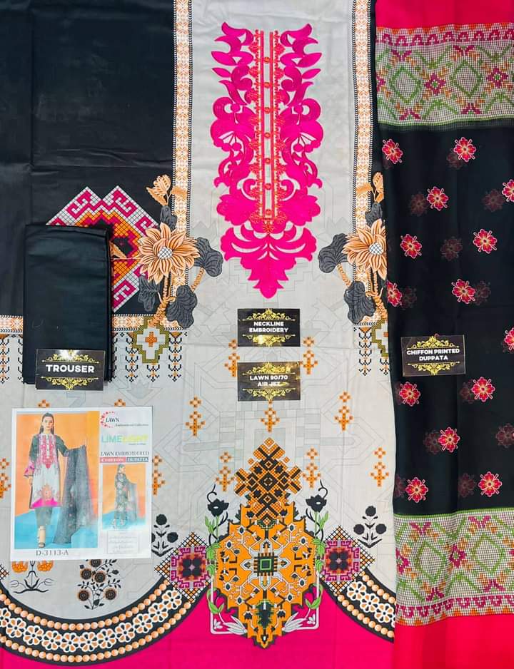saimatoor's tweet photo. 3 pc
Brand mix 
Heavy embroidery 
Printed daman 
Printed back 
Printed sleeves
Plain trouser 
chiffon printed duppata
for more details  whatsapp 03084782772 https://t.co/ypD4WdMJ25