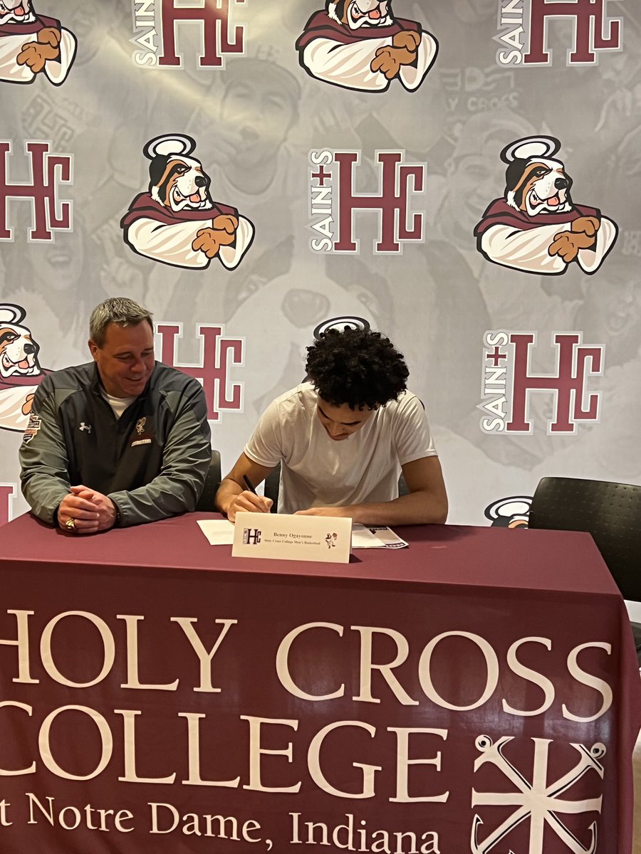 IT IS OFFICIAL OUR GUY <a href="/BOgayonne/">Benny Ogayonne</a> today has sealed the deal on a full ride scholarship to attend <a href="/HCCMBB/">Holy Cross MBB</a> Benny led <a href="/INElitePrep/">INDIANA ELITE PREP</a> in scoring this season in all but 4 of our 32 games scoring. Can’t wait to see what the future holds but the futures bright for <a href="/BOgayonne/">Benny Ogayonne</a>