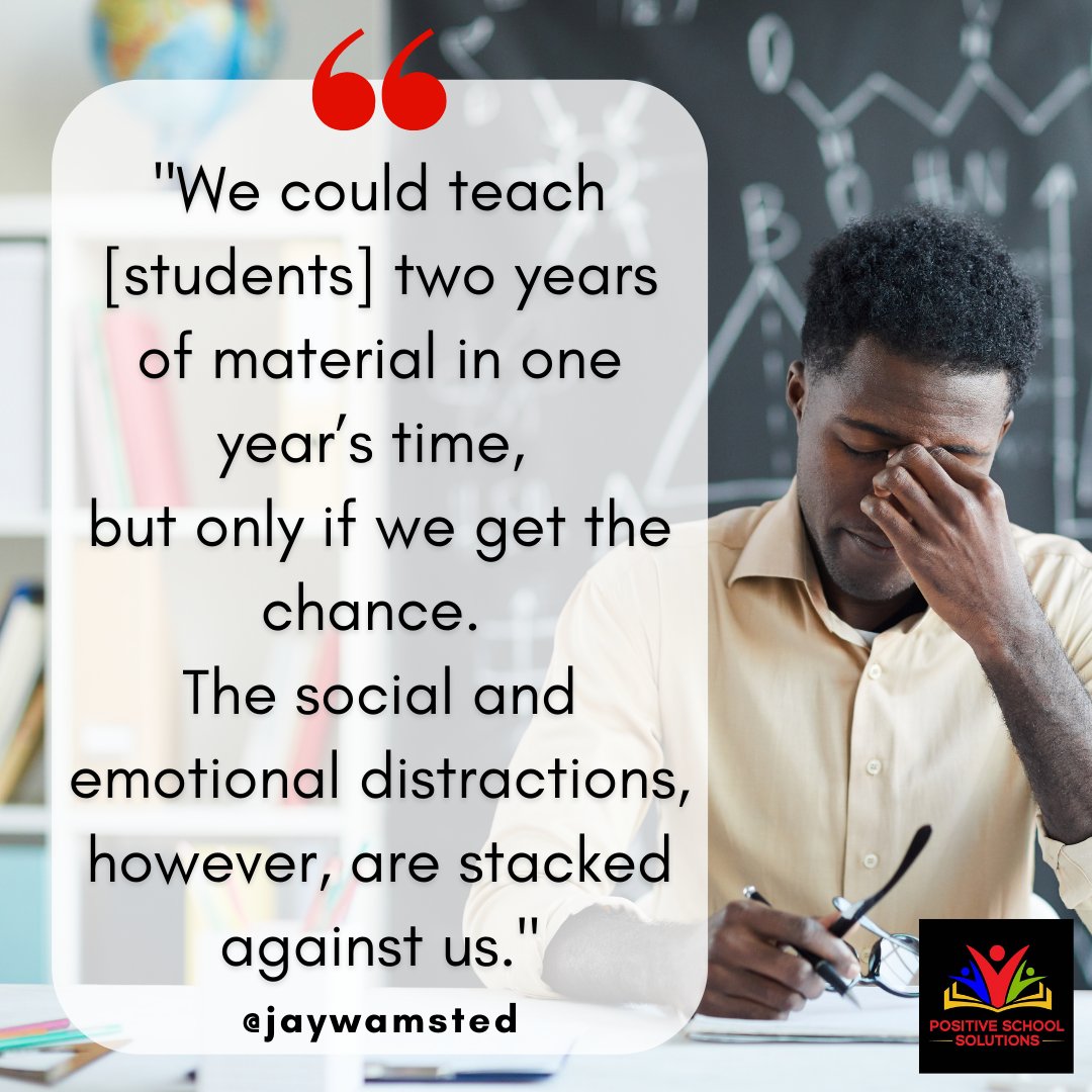 In this #EdWeek article, @jaywamsted shares why he think this year has been the hardest year of teaching ever. edweek.org/teaching-learn…
Do you agree? What has made this year harder than the last two for you?

#TeacherReflection #teachertalk #EduTwitter #ReflectivePractice #edchat