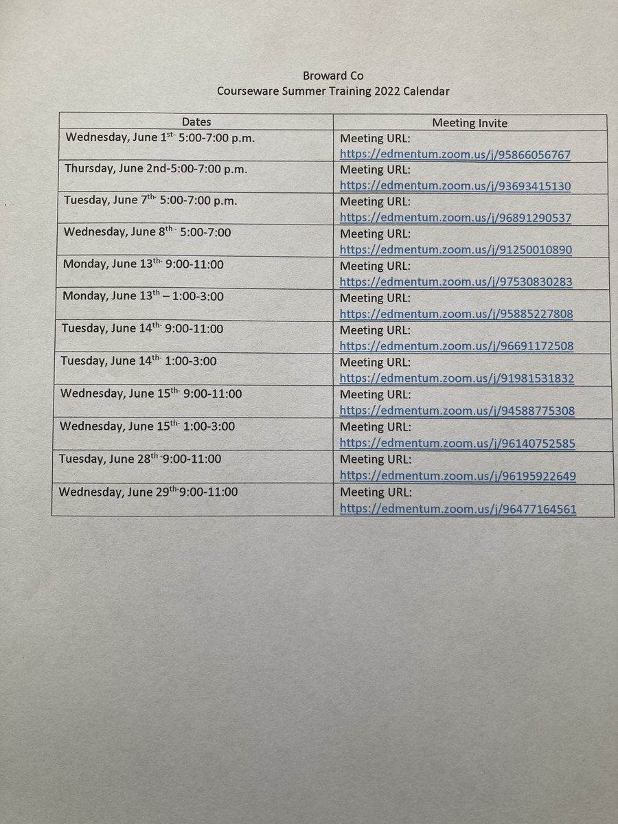 Forgot to take pictures but my #educatorfirst journey <a href="/browardschools/">Broward County Public Schools</a> centered on planning for S who will use #courseware for summer school.  We met with their Secondary Learning Department &amp; Curriculum Specialist teams to map out support and plans for mastery.