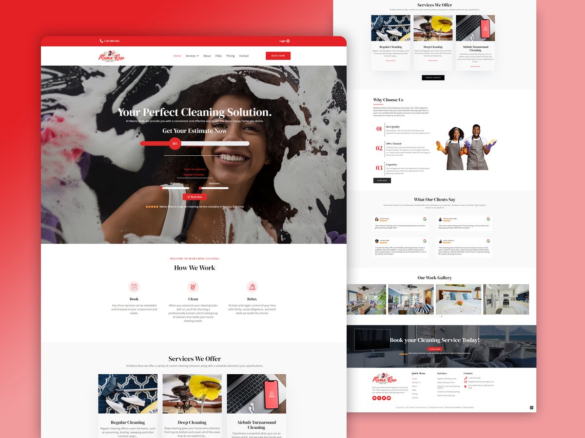 devashiqur's tweet photo. Looking for a Cleaning Website Design? Check out our recently designed website for Mama Rose Cleaning. We design websites with Full-Branding, Mobile Responsive, and SEO Optimization.
#ashiqurrahman #ashiqurtech #CleaningWebsite #CleaningWebsiteDesign https://t.co/jekdSHEu8l