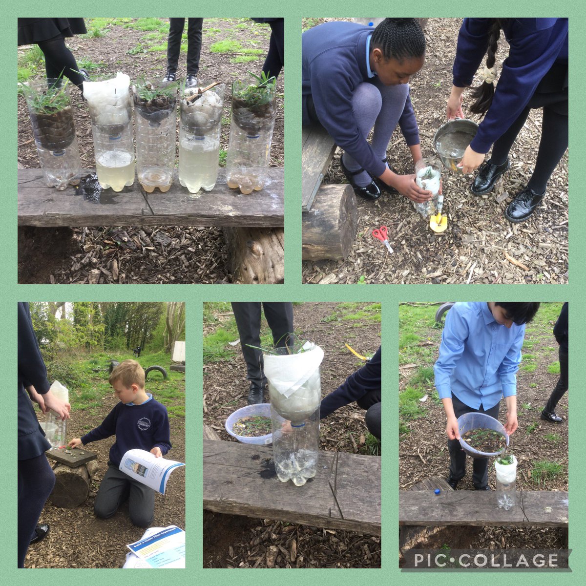 wcp_schoolEYFS's tweet photo. As #EarthDay2022 approaches, #wcpsyear6 started to think about water pollution and made their own water filters. We found out that using rocks was the key to success! #wcpsoutdoorlearning #wcpsscience #getoutside #outdoorlearning 💧 💧 💧 https://t.co/GKu27FbVaY
