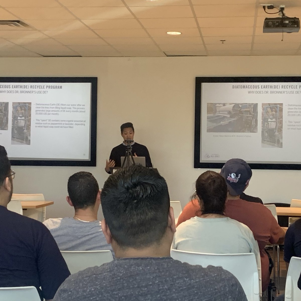 Happy #EarthWeek!

Yesterday we kicked off a week of environmental programming (paid time!) for our employees here at <a href="/DrBronner/">Dr. Bronner's</a>. We’ve got some sessions on pollution, food systems, and using organic &amp; fair trade cleaning products at home. Excited! #bcorp