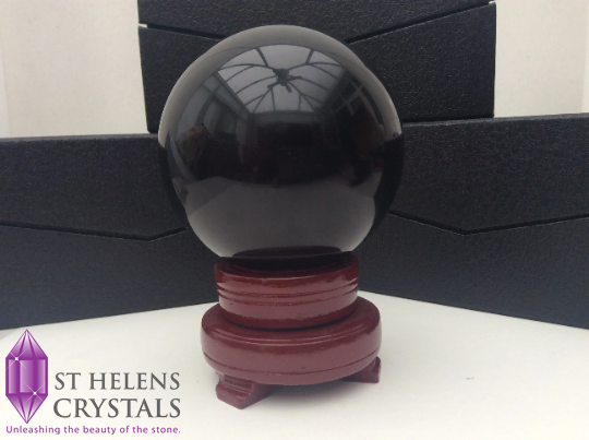 StHelensCrystal's tweet photo. Black Crystal Ball, Crystal Ball 90 MM, hand polished and smooth for a  scrying aid or as an altar piece from St Helens Crystals https://t.co/QWlbQbz9h9 via https://t.co/MFdGEMumxx  or ETSY #Crystal #ball #future #crystalball  #psychic #psychicreading #photography #SHC #Readings https://t.co/IDg1UkS9s7