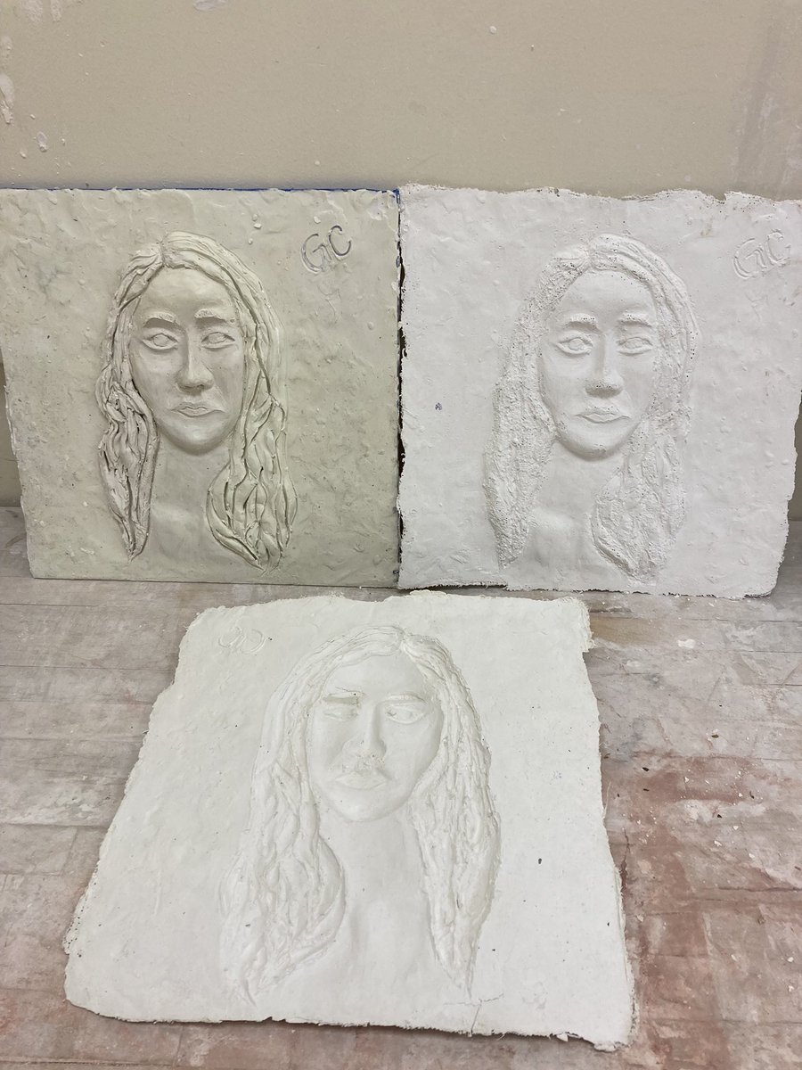 ArtsHofstra's tweet photo. Today we have Gianna Cohan’s Self-Portrait Cast Relief Sculpture for Professor Devine’s FA009 course!
#hofstrafinearts #hofstrafineartsdepartment #hofstra #hofstrauniversity #hclas #studentwork #sculpture #sculpt https://t.co/Xn00Vyu325