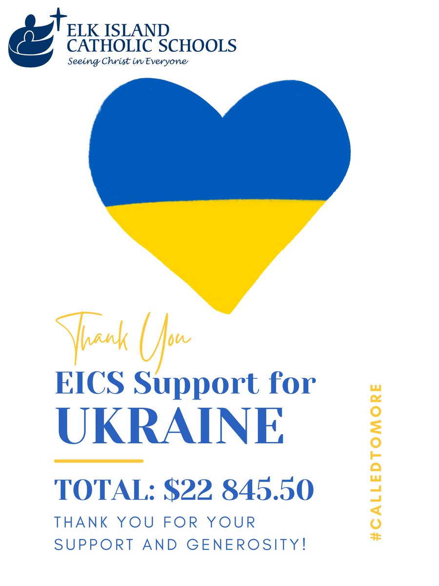 Over the past number of weeks, the entire EICS community has opened their hearts and shared with the EICS Support for Ukraine initiative.  From friendship bracelets to school bake sales and art shows, a total of $22, 845.50.  See the entire story here: 
 bit.ly/3xAMLgN