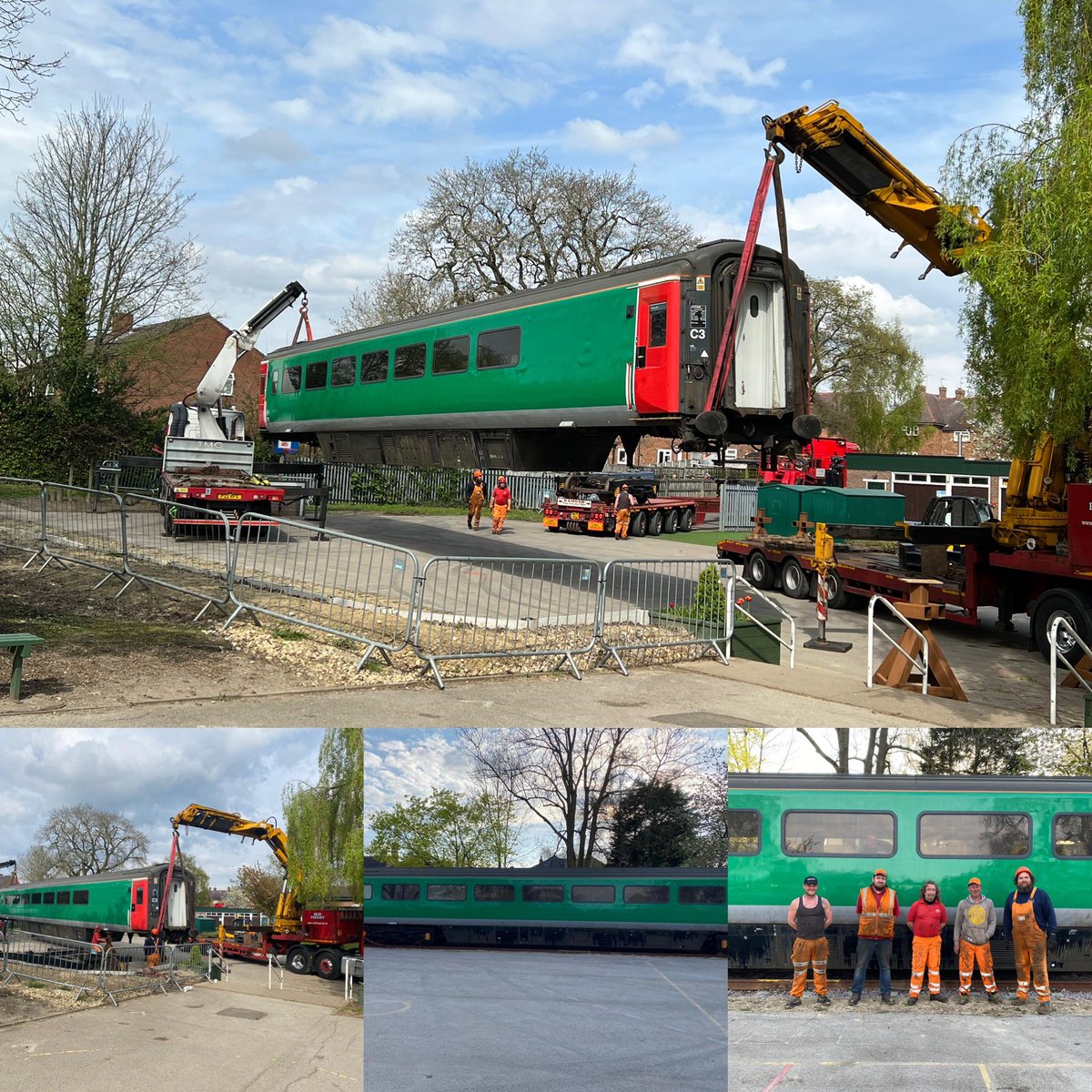 Today I had the privilege of taking my children to see a first class train carriage arrive <a href="/richardsoneps/">Richardson Endowed Primary School</a> which will be an incredible learning space!Huge thank you <a href="/K_Mason19/">Mrs K Mason FCCT</a> &amp; all the team who made this project happen after years of hard work.V proud to have you in <a href="/embarkfed/">Embark Federation</a> 😊