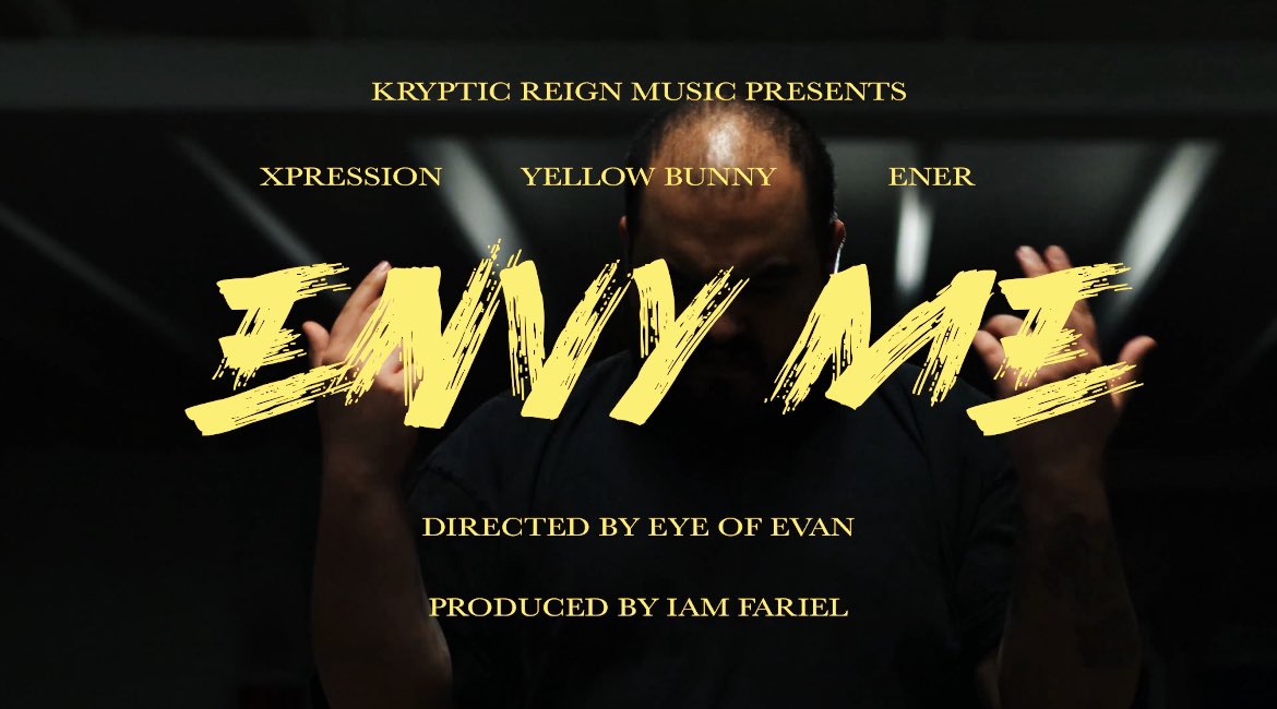 xpressionthemc's tweet photo. “Envy Me” feat. @YellowBunny604 !! Official Music video drops tonight !!!! 6:39pm pacific time…. On @YouTube !!! Mix and mastered by @Rikanatti … #xpressionthemc #yellowBunny #envyme 
Prod by @IamFariel 

https://t.co/Q1l2qnjnCl https://t.co/OUCInDNlNk