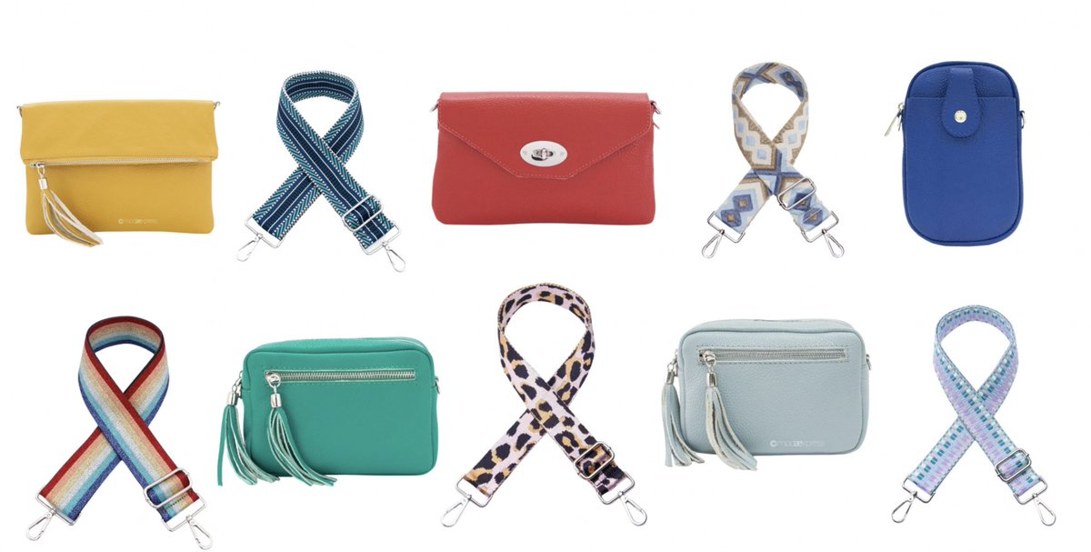 Here’s a snapshot of our latest Italian leather handbag collection with mix/match interchangeable straps! We’re obsessed - the quality, designs &amp; choice are incredible! Prices from £24 for bags, £12 for straps.

linktr.ee/WildIrisIronbr…

#shoplocal #indieretail #handbagaddict