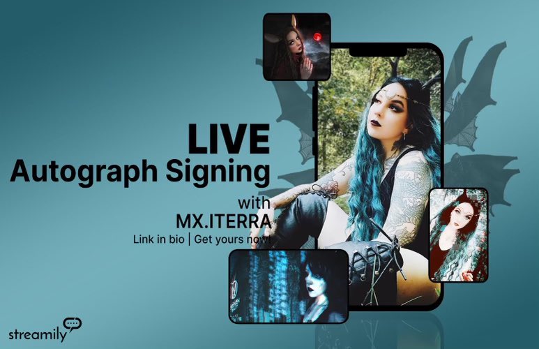 greynight13's tweet photo. I will be doing a LIVE autograph signing!!! Check out https://t.co/u43dQc4hYO to grab your prints and I will sign them. DATE: 05.20.2022 - Post Birthday Party 🥳✨💙
#MXITERRA #autography #celebrityautographysigning #streamily #virtualsigning #QandA https://t.co/f98UUlZn55