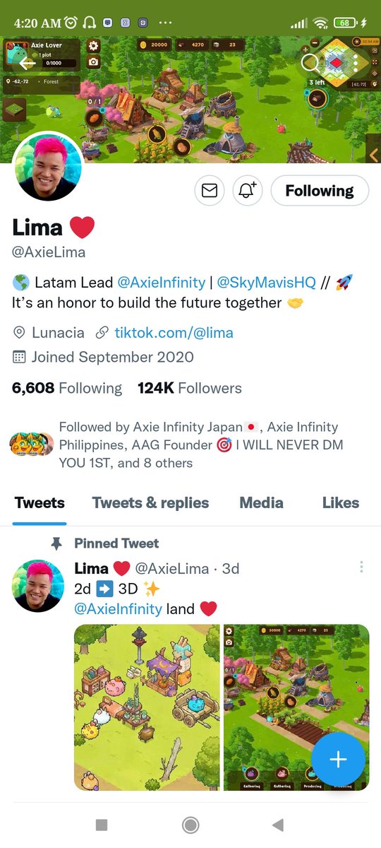SenpaiAnjong's tweet photo. @Axie_Queen @AxieLima @VictoryScout @STEVEW00DY Thanks for the giveaway 🥰

ronin:72d521e1f5ced339fc2e14fd0b5e3e0f090941b5 https://t.co/POzqcOe39T