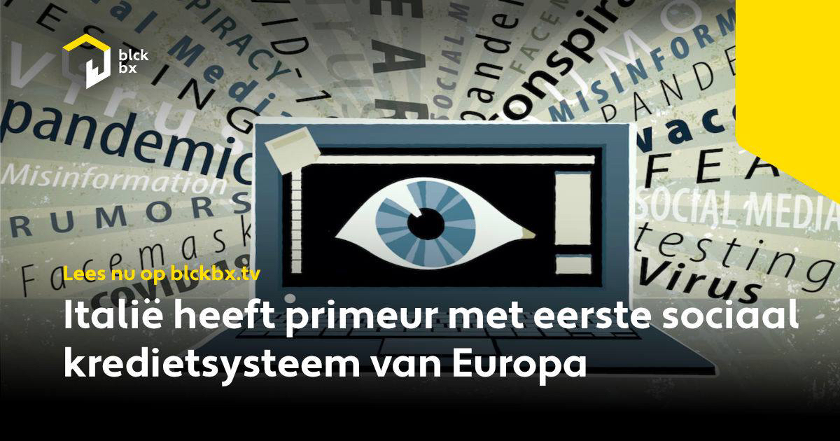 blckbxnews's tweet photo. Het Italiaanse Bologna trapt af met het eerste sociale kredietsysteem op Europese bodem. Vanaf de herfst start een pilot waarbij burgers met goed gedrag deugpunten kunnen scoren, die ze kunnen inwisselen voor beloningen.

➡️ https://t.co/PakEACMAvx

#Europeesdigitaalpaspoort https://t.co/UhKvPpbSKS