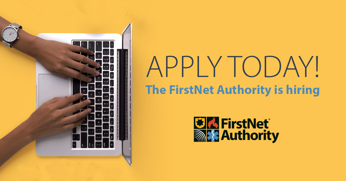 FirstNetGov's tweet photo. Interested in joining the #FirstNetAuthority? We’re #hiring a program analyst in our Enterprise Strategy Division to manage projects including risk management. Learn more and apply here: https://t.co/cU9eovqARk https://t.co/XKzGAJQ2P9