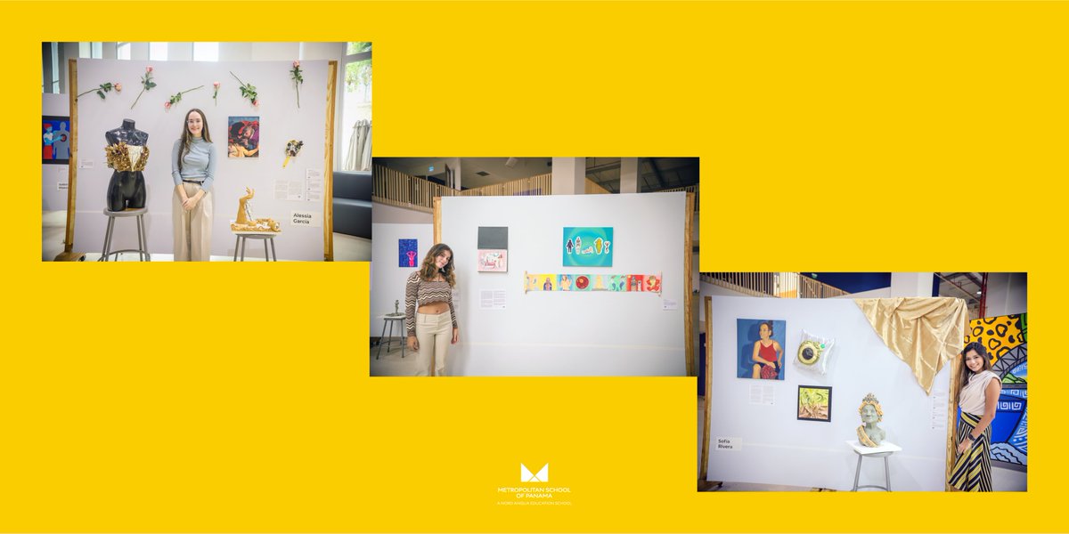 METSchoolPanama's tweet image. Let's celebrate our #DPArt students!✨Through interdisciplinary research, practice & refinement they explored & defined the SELF by looking into themes of Memory, Heritage, Coming-of-Age, Female Growth & Empowerment.
Stay tuned for more of our #METstudents amazing artwork!🎨🖼️