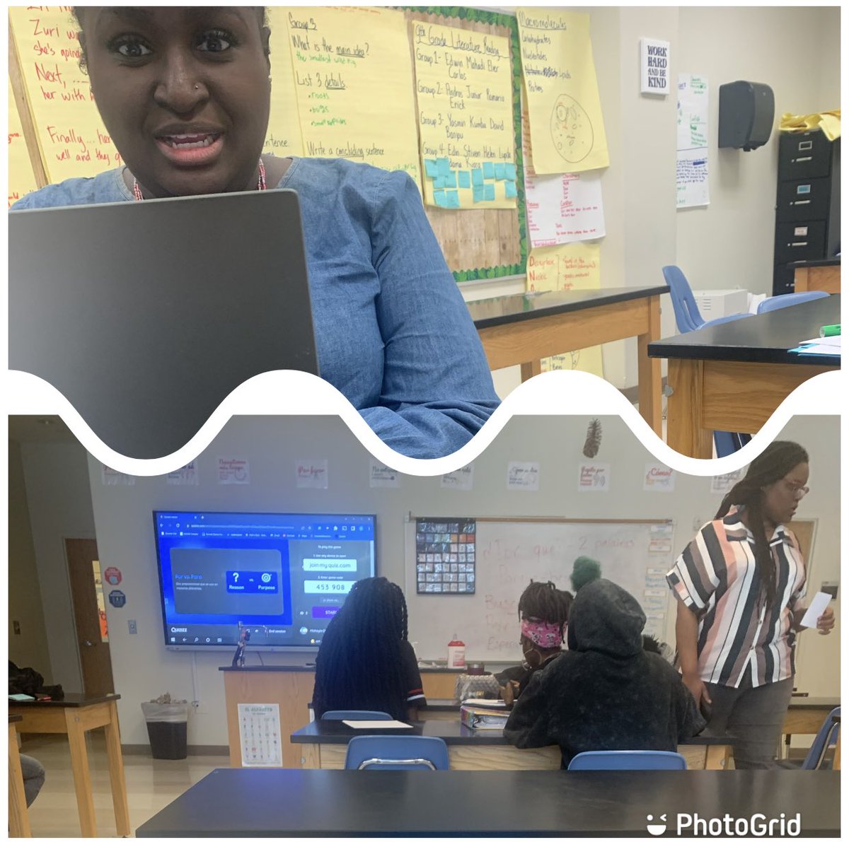itaps_p's tweet photo. It’s always a joy to observe and work with teachers @APSMaysRaiders! I had the pleasure of working with our ESOL teacher and observing one of our Spanish classes today❤️@DrWilkinsBEMHS @apsitnatasha @ahrosser @APSInstructTech https://t.co/cStEYK6ztV