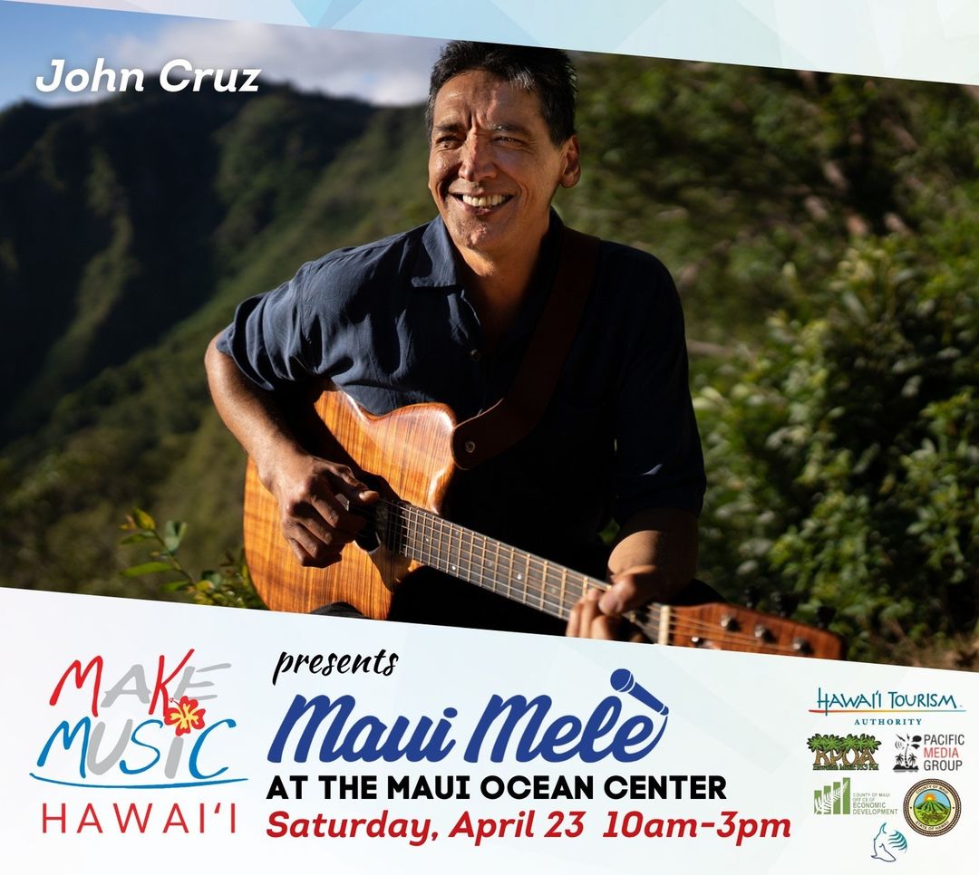MauiOceanCenter's tweet photo. 🎶 Visit us this Saturday, April 23rd from 10am-3pm for the Maui Mele event at the Maui Ocean Center and enjoy Mauiʻs music with John Cruz during your visit!
-
#mauimele #makemusichawaii #makemusichawaii2022 #likeplay #localmusic #supportlocalmusic #makemusic https://t.co/bvXpsqQR6E