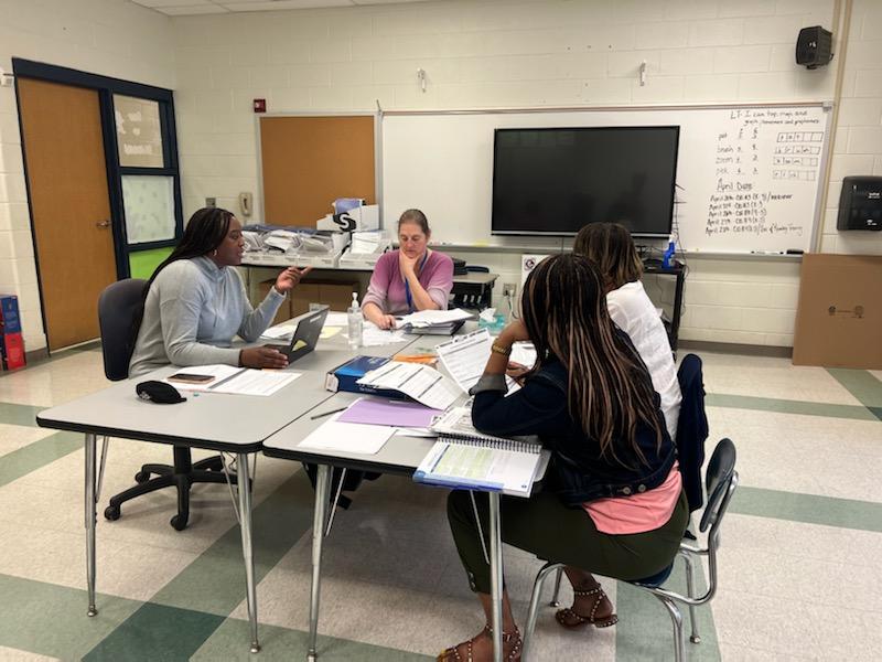 Leaders Effectively Teaching Reading Strategies with LETRS PLC. 1st grade teachers at Nixon Elem. were using informational text to identify queries to analyze text structure as well as completing their LETRS comprehension planning checklist.<a href="/EdnixonE/">EDNixon Elem</a> <a href="/MPSAL/">Montgomery Public Schools</a> <a href="/Alabama_Reading/">ARI / The Alabama Reading Initiative, ALSDE</a>