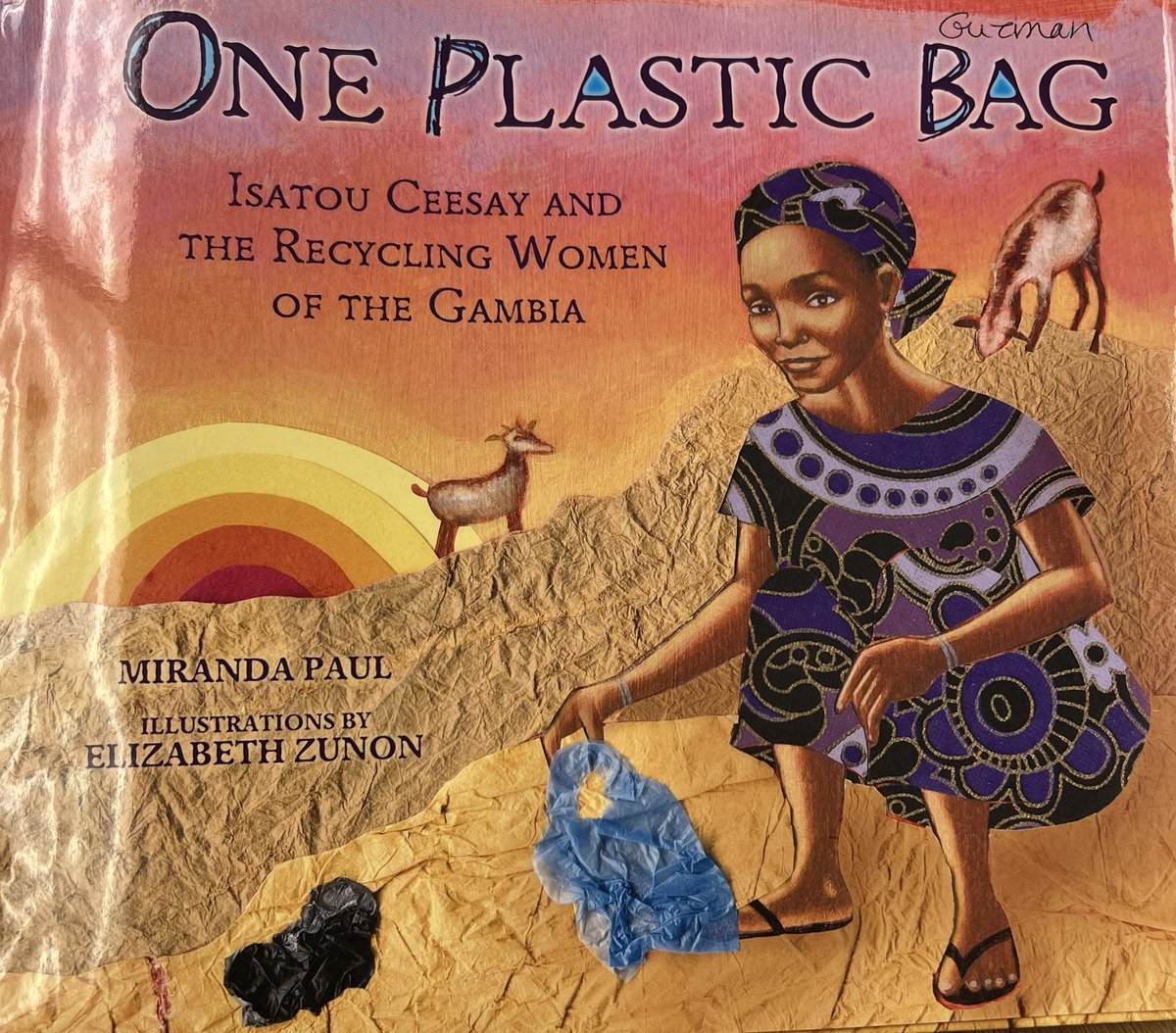 I am so blessed to work at the school my grandkids attend- today I volunteered the end of my lunch so I could read to my granddaughter’s class- I will never forget how special that was. Chose #OnePlasticBag because of the message of perseverance and ecological awareness