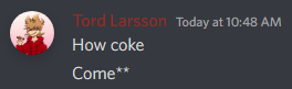 JenWhitten87's tweet photo. How Coke https://t.co/4JI6jDk5ic