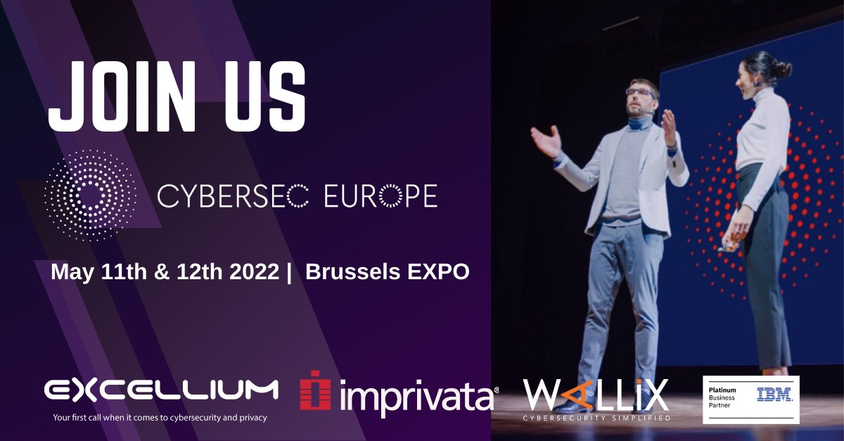 Haven't registered yet? Hurry up and join us on May 11th &amp; 12th for at #CybersecEurope 2022, the biggest #IT &amp; #Cybersecurity Event in Belgium.
👉lnkd.in/eyC9cx7m
#Tech #technology #cyberseceurope #infosec #belgium #belgique #cybersecurite