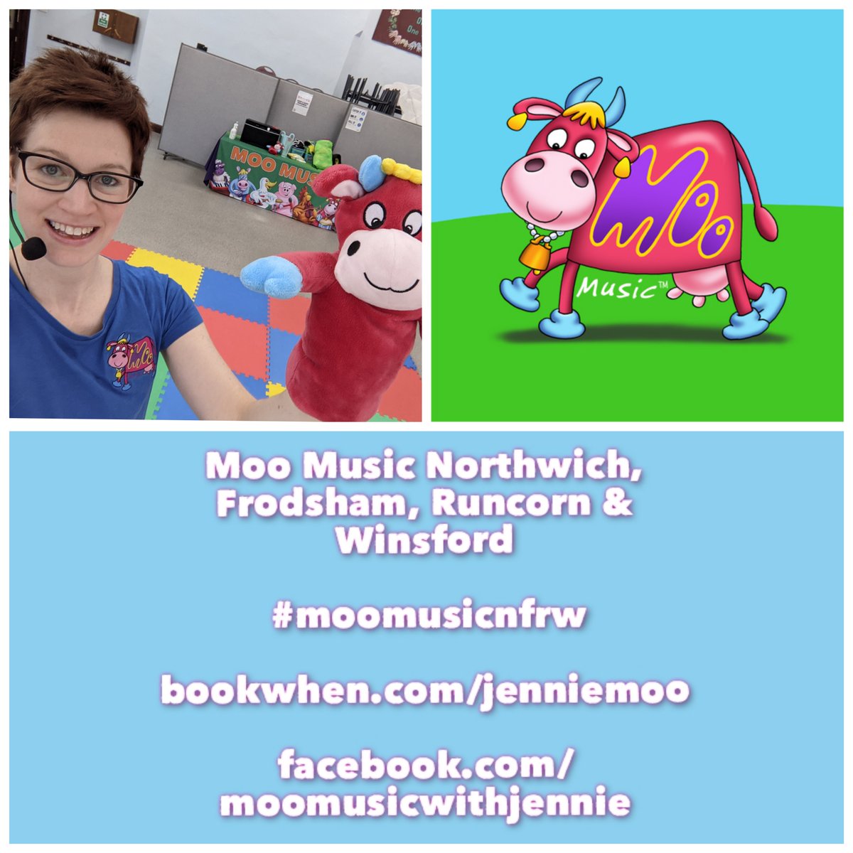 stickypawsff's tweet photo. Join us next Monday morning for a Moo Music class! 

Jennie from Moo Music will be hosting both a Baby Moo class for little ones who are not yet walking and a Mixed Moo class for all ages.  

Book your place here: https://t.co/JEZTLrtGJ8 https://t.co/Gyt0AhvcaO