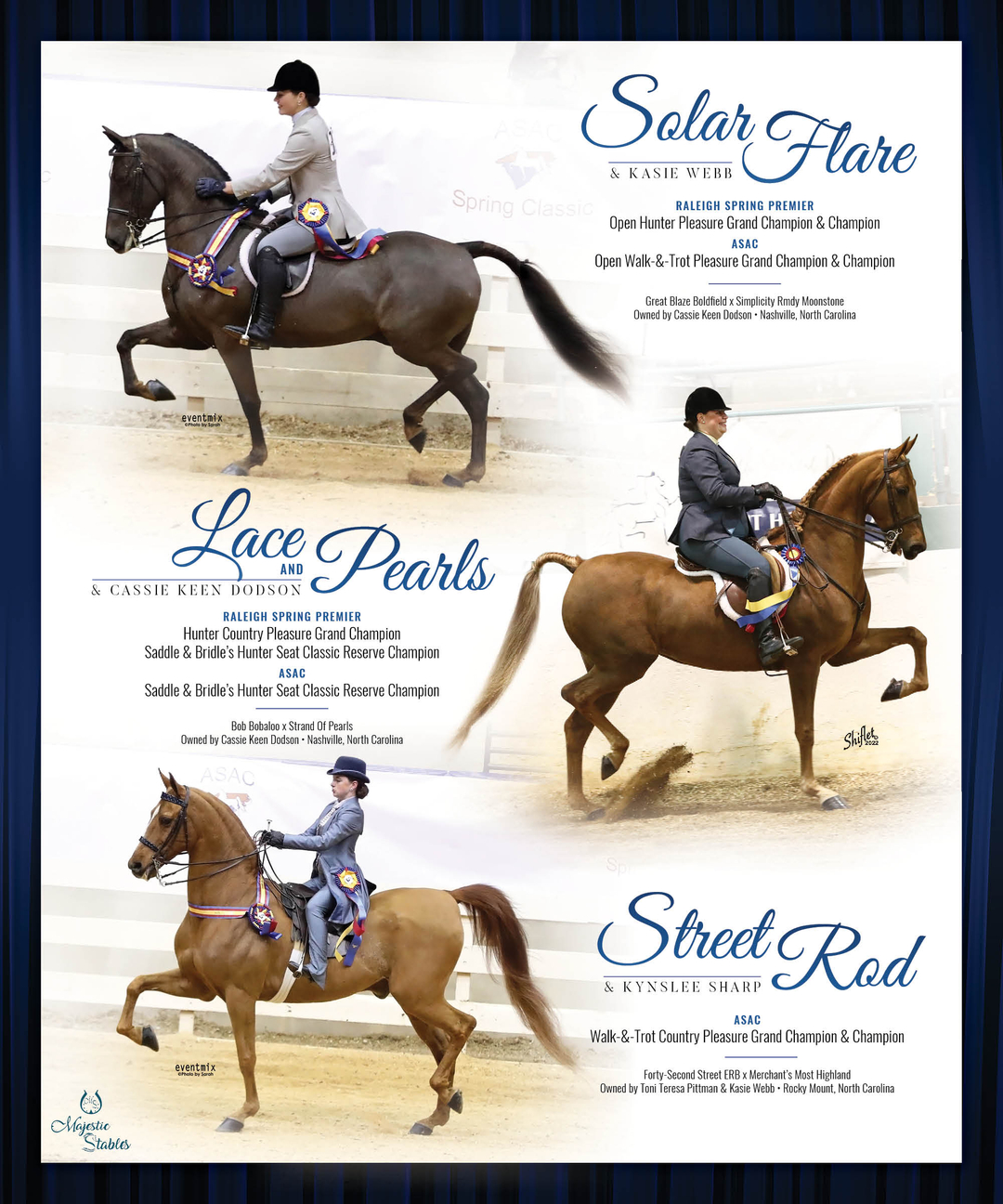 National Horseman on Twitter "Solar Flare & Kasie Webb, Lace And