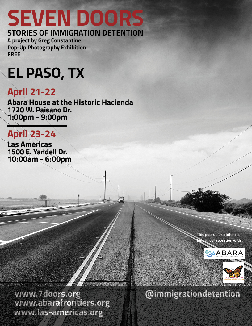 If you’re local, don’t miss the pop-up exhibit by artist Greg Constantine this week! 
 
We’re honored to host the exhibit in collaboration with 7doors.org, and do hope you’ll be able to stop by and join us! 
 
#immigration #migrants #popup