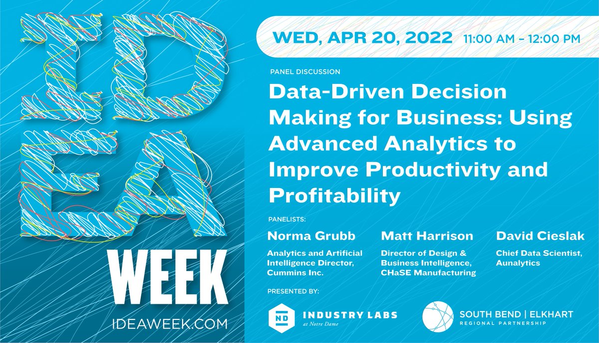 SBeNDElk_Region's tweet photo. Real-time data collection can help companies make better, faster decisions. How are companies are using predictive analytics to optimize production?
Learn more: https://t.co/N5XfP5F8hl
#ideaweek
#ideaweekSBE
#ideaweek2022 https://t.co/KiUmTfeIaK