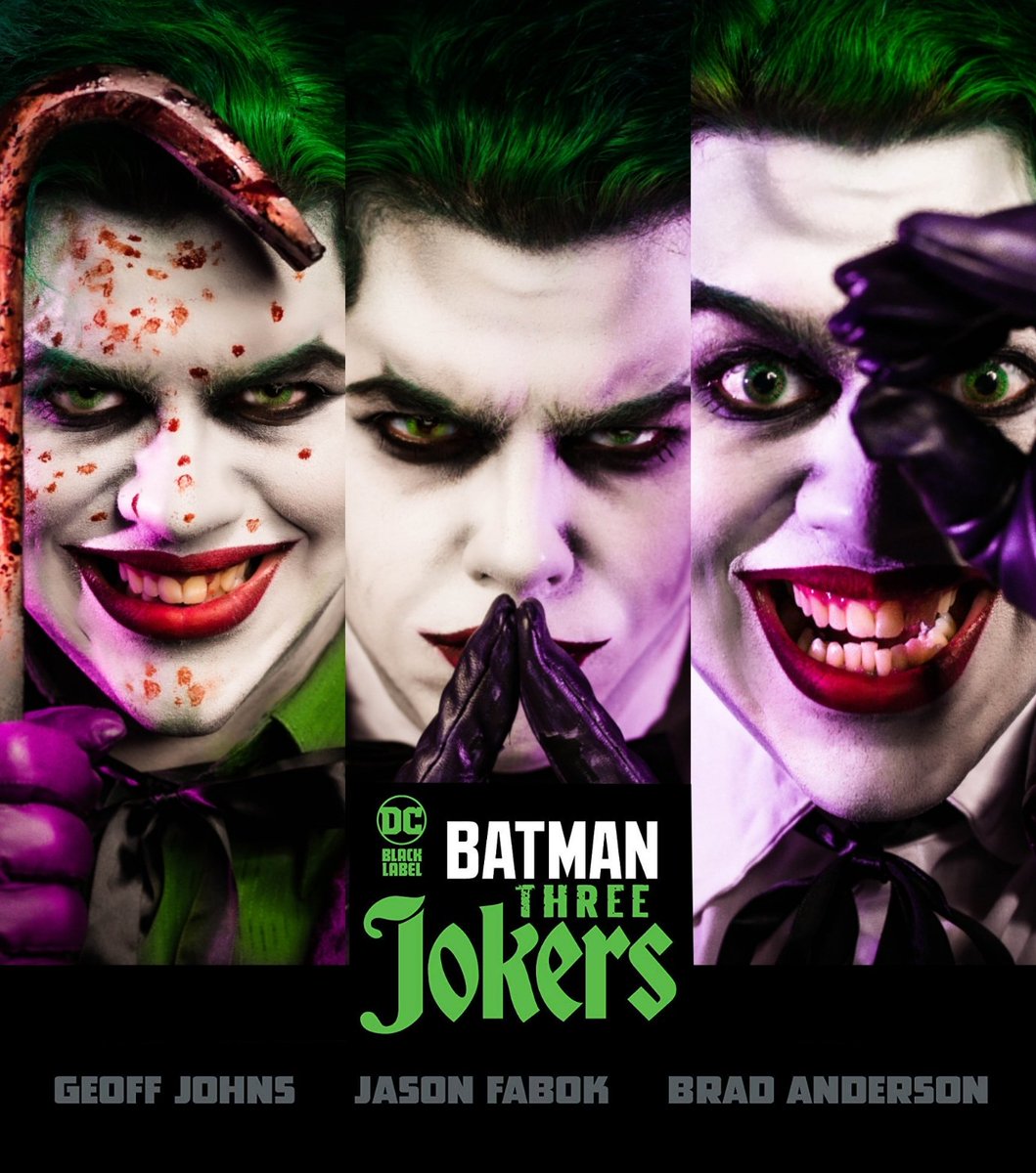 TheKillingDraik's tweet photo. Batman: Three Jokers" 🃏🃏🃏 
My Birthday was yesterday and as a celebration for it, I have been putting together a little bit of a dream project with the help of some amazing friends and collaborators. 

With makeup by @NoirFX__ and photography by @Tsukimiphoto https://t.co/sTqWy5TuIw