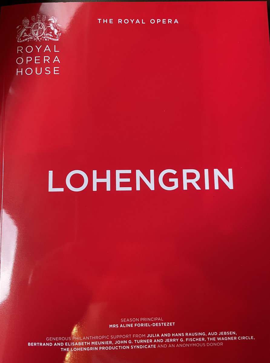 leedavidbowen's tweet photo. Belated Easter treat @RoyalOperaHouse #Lohengrin #RoyalOperaHouse #WagnerOpera https://t.co/rkkmKXQYVh