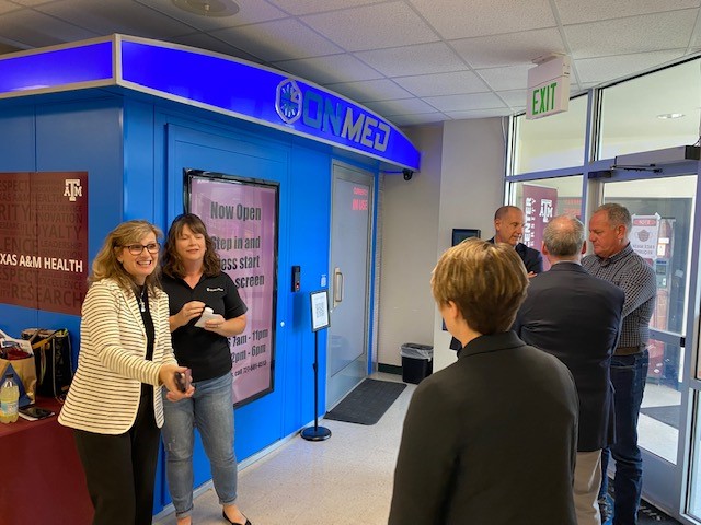 MilamMoving's tweet photo. Another great visit to our OnMed Telehealth Station....  Thank you United Healthcare for visiting and doing a demo.  We want to thank OnMed and Texas A&amp;M Health Science for modeling this station in our County. https://t.co/vZF9q8lO2F