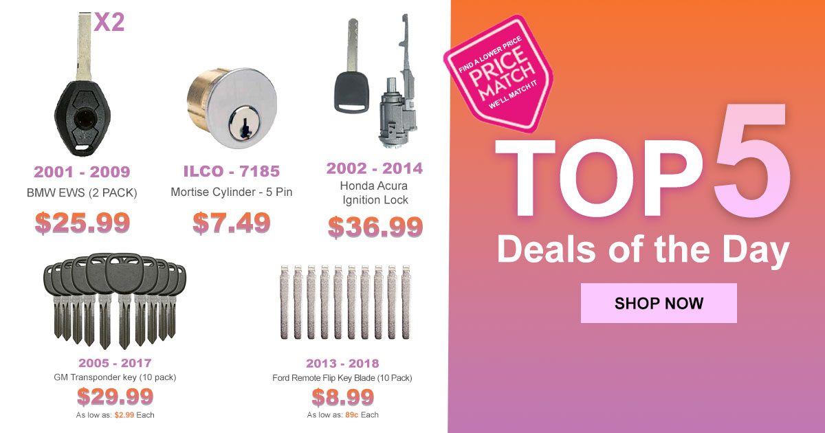 LksmithKeyless's tweet photo. Top 5 Deals of the Day, Don't miss out. 
https://t.co/Gs2512XKx3
#keyfobs #akskeys #locksmithkeyless #doorlocks #remotes #keycuttingmachine #programmingdevices #locksmithtools
#NissanArmada #RemoteShells #locksmithtools https://t.co/0wcnh0nyAD