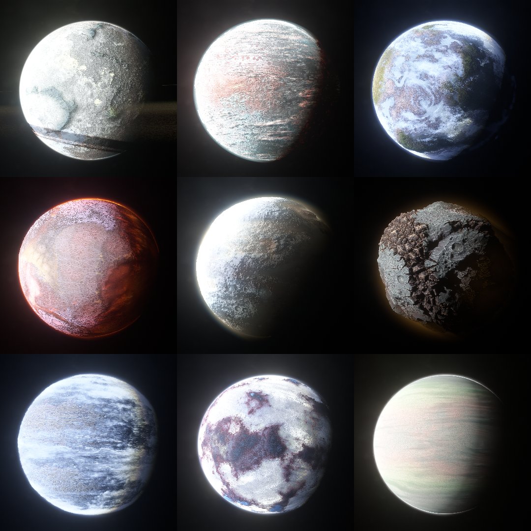 Astrare_Art's tweet photo. Another 9 gems added to #CelestialGems collection this week.
45 of 333 animated planets are already there:
https://t.co/5wH79hgv0s
#tezosnfts #CleanNFT #spaceart #proceduralart #3dart https://t.co/Sn1oZoyrRL