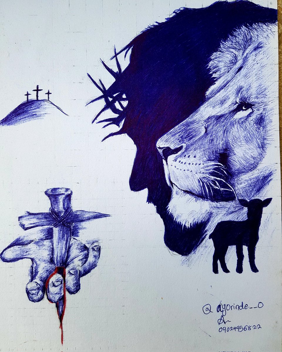 A late Easter from this side!

Christ isn't just the reason for a season
He's the reason in every season

Please Like, comment and repost! ❤️🙏

#nigerianartist #artistsoninstagram #artinnaija #artwithpen #penartist #monochromeartwork #ilovejesus #christianartist