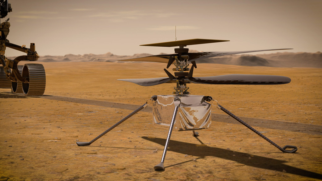 KathyLueders's tweet photo. Happy Anniversary #Ingenuity! On this day last year, the Mars helicopter made history by being the first aircraft to make a powered, controlled flight in another planet. A year later and it has 25 flights under its belt! A truly amazing feat! @NASAJPL https://t.co/veW9tvEtoK